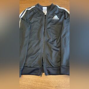 Adidas black Zip-Up Jacket old school